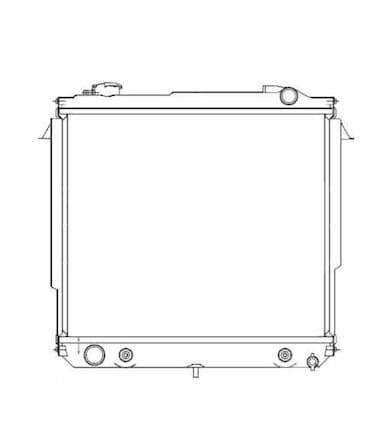 Radiators, Motora dzesēšanas sistēma NRF 50300 1