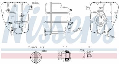 Kompensācijas tvertne, Dzesēšanas šķidrums NISSENS 996255 1