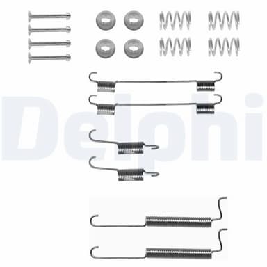 Piederumu komplekts, Bremžu loki DELPHI LY1292 1