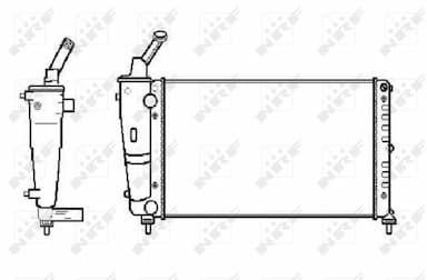 Radiators, Motora dzesēšanas sistēma NRF 53619 4