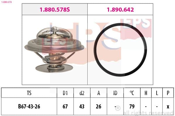 Termostats EPS 1.880.578 1