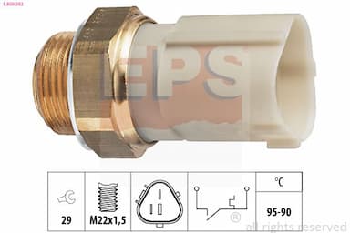 Termoslēdzis, Radiatora ventilators EPS 1.850.262 1