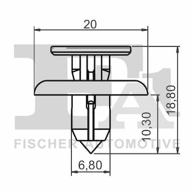 Moldings/aizsarguzlika FA1 77-30010.10 2