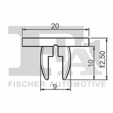 Moldings/aizsarguzlika FA1 11-60009.5 2