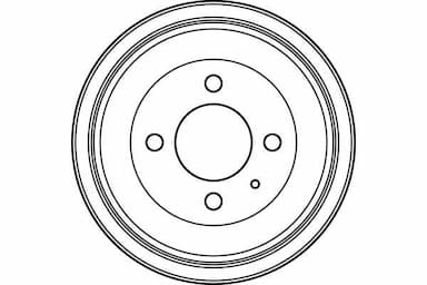 Bremžu trumulis TRW DB4260 2