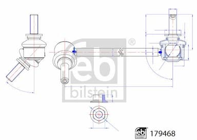 Stiepnis/Atsaite, Stabilizators FEBI BILSTEIN 179468 2