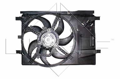 Ventilators, Motora dzesēšanas sistēma NRF 47236 1