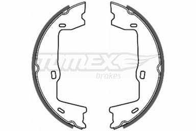 Bremžu loku komplekts TOMEX Brakes TX 20-69 1