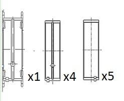 Kloķvārpstas gultnis FAI AutoParts BM1010-STD 1