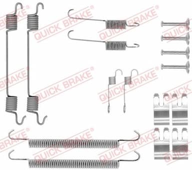 Piederumu komplekts, Bremžu loki QUICK BRAKE 105-0029 1