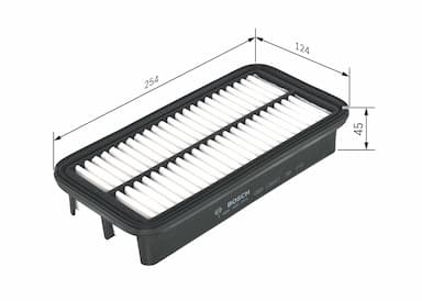 Gaisa filtrs BOSCH F 026 400 016 5