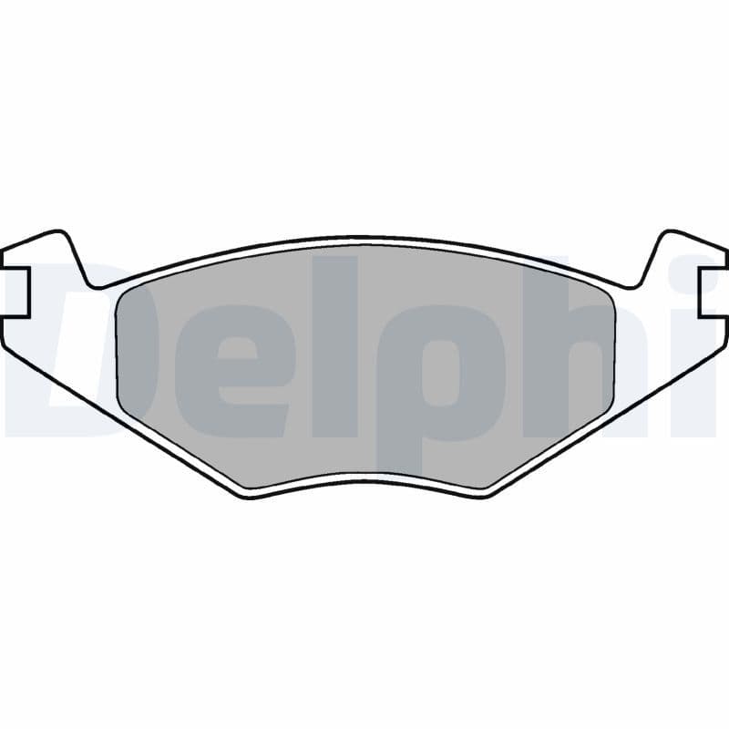 Bremžu uzliku kompl., Disku bremzes DELPHI LP505 1