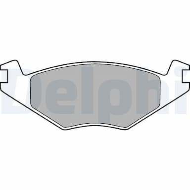 Bremžu uzliku kompl., Disku bremzes DELPHI LP505 1