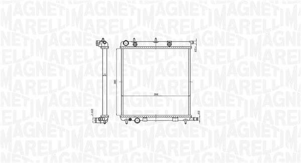 Radiators, Motora dzesēšanas sistēma MAGNETI MARELLI 350213819000 1