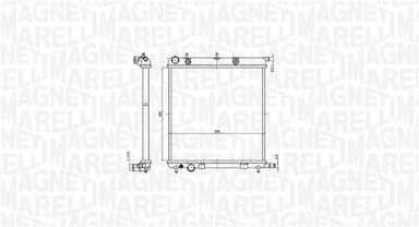 Radiators, Motora dzesēšanas sistēma MAGNETI MARELLI 350213819000 1