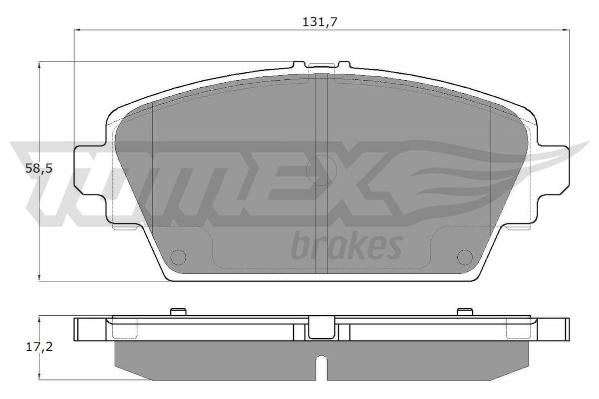 Bremžu uzliku kompl., Disku bremzes TOMEX Brakes TX 12-94 1