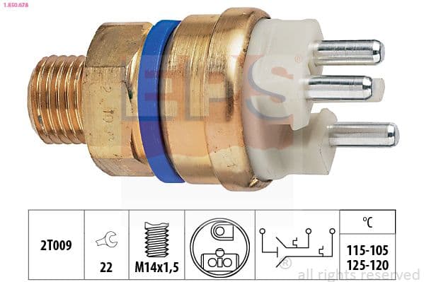 Termoslēdzis, Radiatora ventilators EPS 1.850.678 1