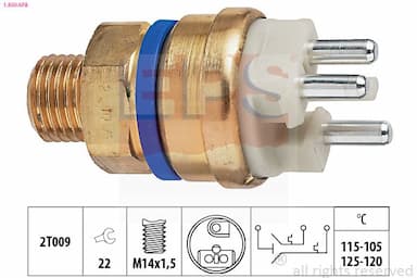 Termoslēdzis, Radiatora ventilators EPS 1.850.678 1