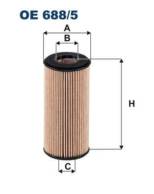 Eļļas filtrs FILTRON OE 688/5 1