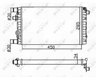 Radiators, Motora dzesēšanas sistēma NRF 53602 4