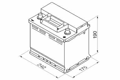 Startera akumulatoru baterija BOSCH 0 092 S30 050 5