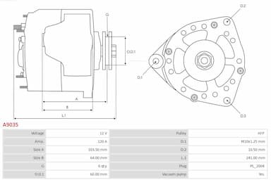 Ģenerators AS-PL A9035 5