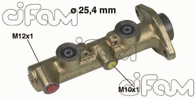Galvenais bremžu cilindrs CIFAM 202-389 1