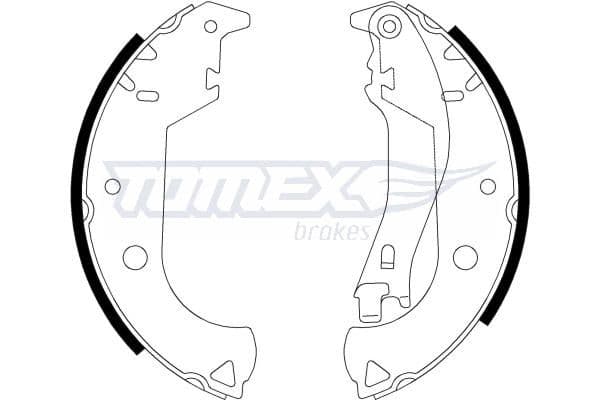 Bremžu loku komplekts TOMEX Brakes TX 21-30 1