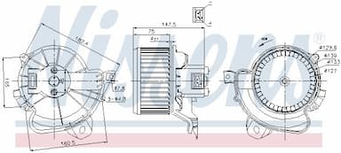 Salona ventilators NISSENS 87086 6