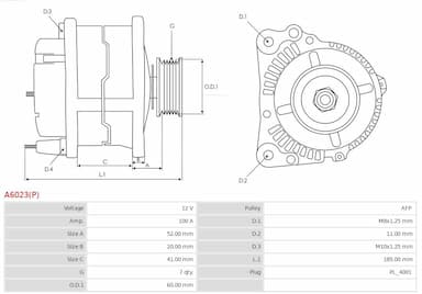 Ģenerators AS-PL A6023(P) 5