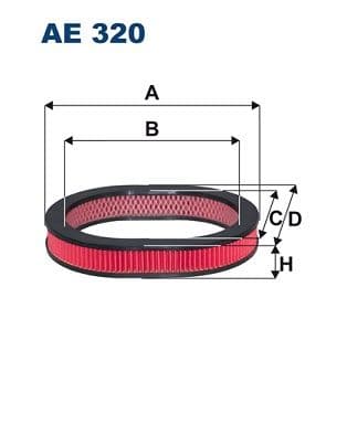 Gaisa filtrs FILTRON AE 320 1