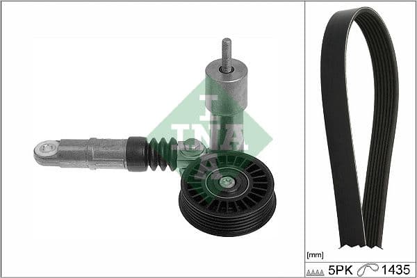 Ķīļrievu siksnu komplekts Schaeffler INA 529 0425 10 1