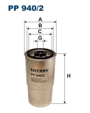 Degvielas filtrs FILTRON PP 940/2 1