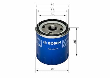 Eļļas filtrs BOSCH 0 451 103 261 5