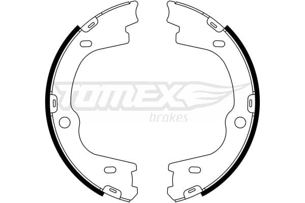 Bremžu loku komplekts TOMEX Brakes TX 23-27 1