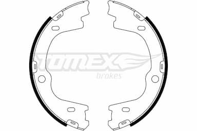 Bremžu loku komplekts TOMEX Brakes TX 23-27 1