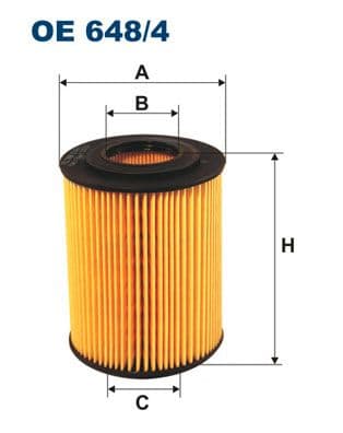 Eļļas filtrs FILTRON OE 648/4 1