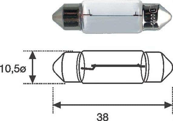 Kvēlspuldze MAGNETI MARELLI 009461100000 1