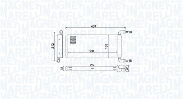 Siltummainis, Salona apsilde MAGNETI MARELLI 350218451000 1