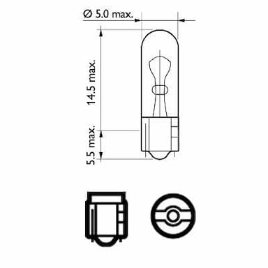 Kvēlspuldze PHILIPS 12516B2 3