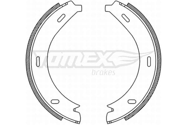 Bremžu loku komplekts TOMEX Brakes TX 21-19 1