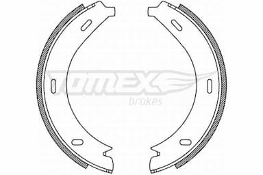 Bremžu loku komplekts TOMEX Brakes TX 21-19 1