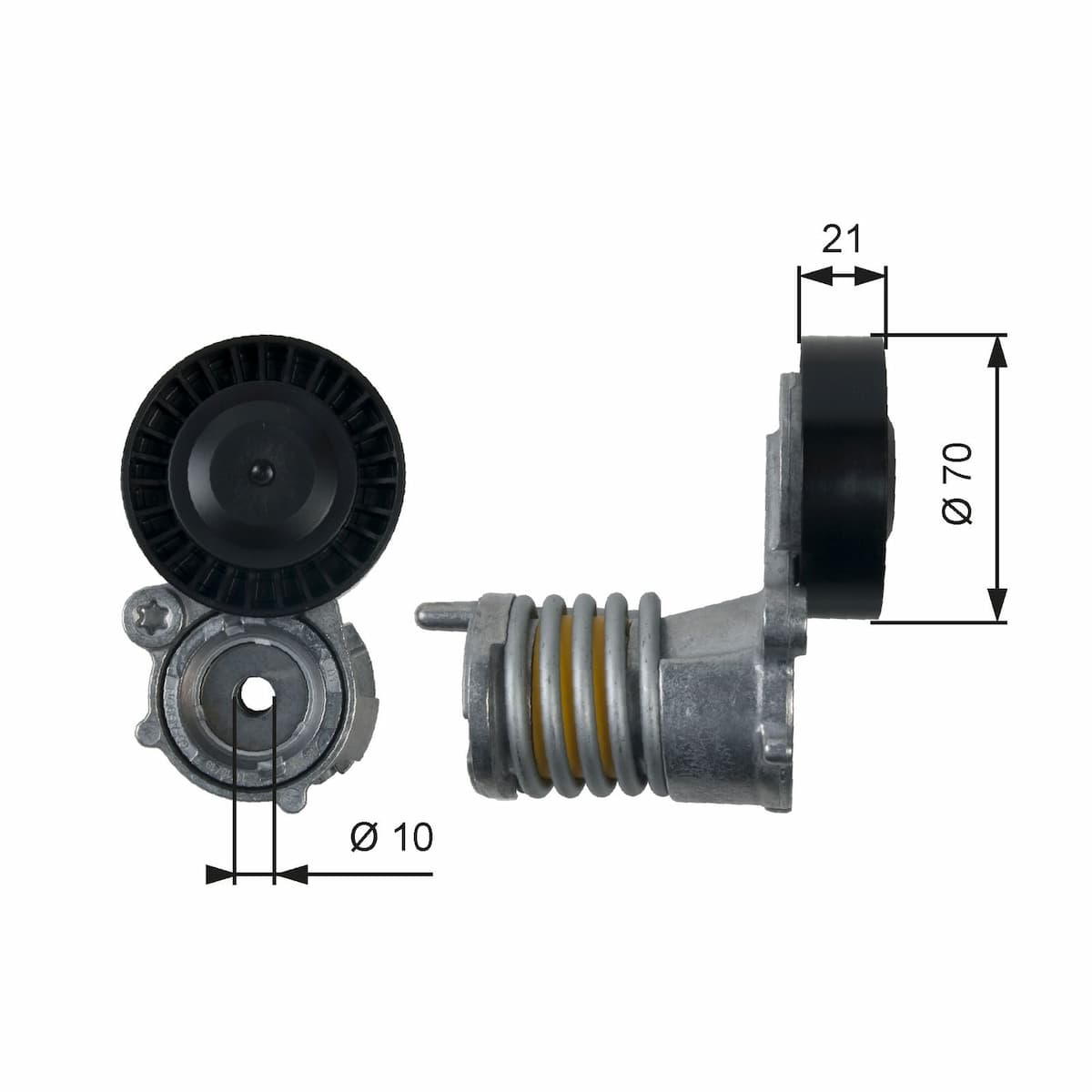 Siksnas spriegotājs, Ķīļsiksna GATES T39157 1