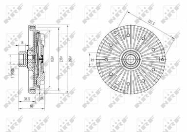 Sajūgs, Radiatora ventilators NRF 49589 5