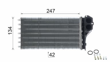 Siltummainis, Salona apsilde MAHLE AH 112 000P 12