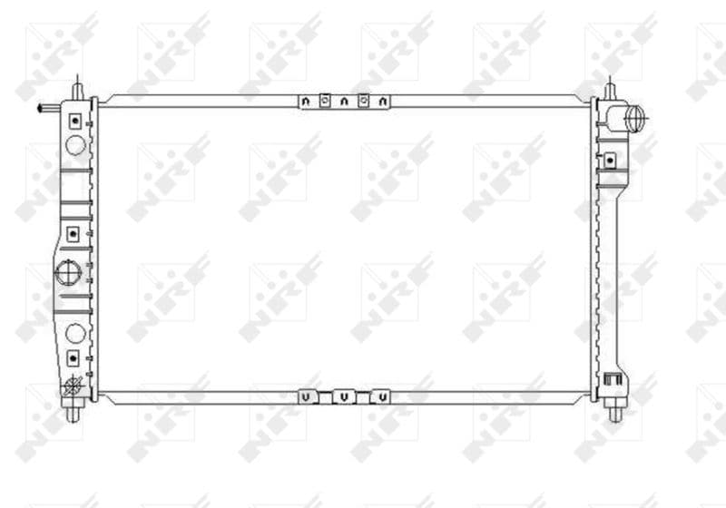 Radiators, Motora dzesēšanas sistēma NRF 53649 1