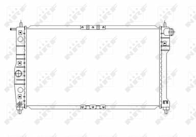 Radiators, Motora dzesēšanas sistēma NRF 53649 1