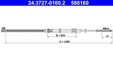 Trose, Stāvbremžu sistēma ATE 24.3727-0160.2 1