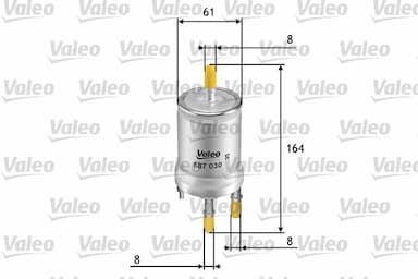 Degvielas filtrs VALEO 587030 1