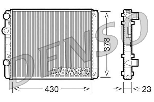 Radiators, Motora dzesēšanas sistēma DENSO DRM32030 1